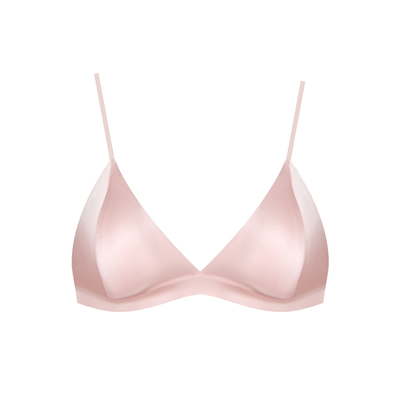 透气轻薄无钢圈桑蚕丝内衣