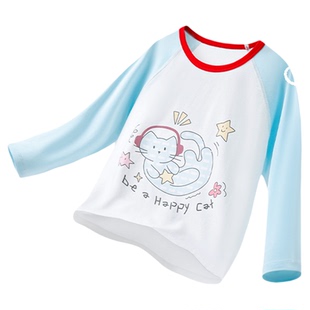 女童睡衣春装儿童夏季新薄款纯棉A类家居服套装宝宝中大童空调服