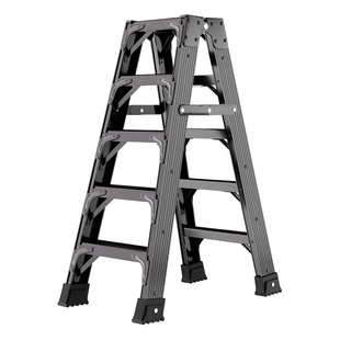 折叠梯子家用人字梯加厚工程楼梯专用碳钢爬梯铝合金梯子超稳步梯