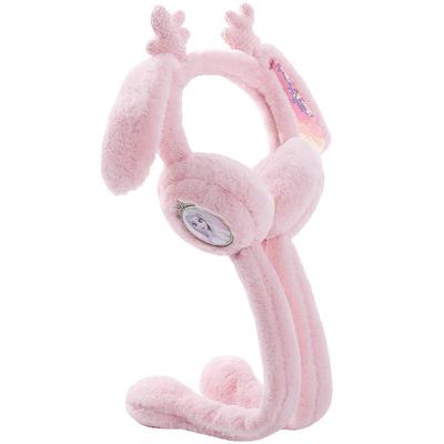 迪士尼艾莎女童耳罩耳朵会动