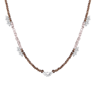 TOGGLER 仲夏梦系列 串珠镶钻水晶镀金都市游牧度假风项链秋冬女