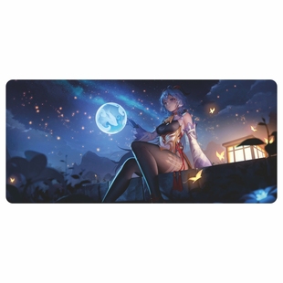 鼠标垫超大男女生电竞可爱卡通简约ps办公cad快捷键桌垫萨铂定制