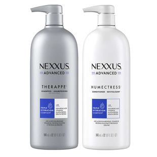 美国直邮NEXXUS鱼子酱弹性蛋白洗发水护发素烫染柔顺固色套装进口