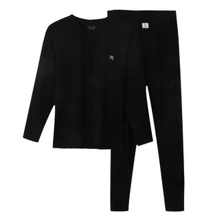 花雨伞青少年保暖内衣男士内衣棉毛衫男保暖衣秋衣秋裤女薄款套装