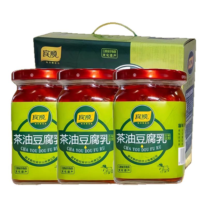 江西特产宾顺茶油豆腐乳下饭菜