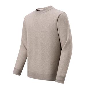 红豆羊毛加绒毛衣男款冬季毛衫黑色加厚保暖针织衫内搭卫衣太阳绒