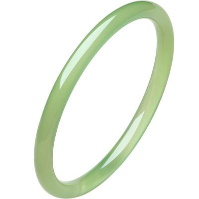 周六福国风青云美人叮当镯玉髓手镯女莹润新中式节日礼物送女友