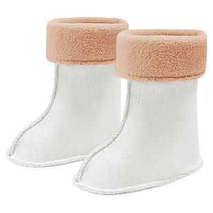 儿童雨鞋内胆防滑男女童宝宝雨靴男孩小孩学生加绒保暖棉套可拆卸