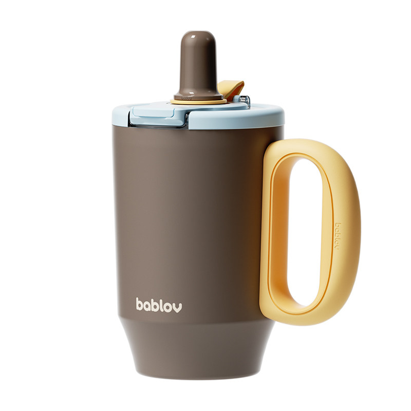 bablov桌面吸管保温杯便携外带