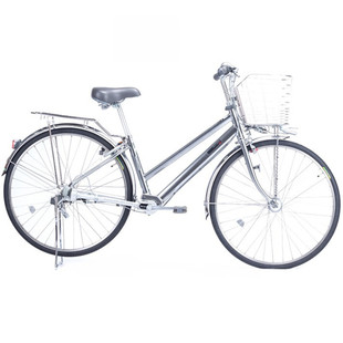 全新日本原装进口无链条轴传动自行车成人老年人轻便变速通勤代步