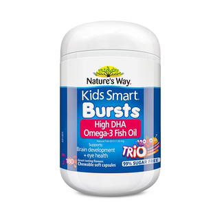 澳洲佳思敏旗舰店三色鱼油DHA婴幼儿童补脑护眼180粒爆浆丸