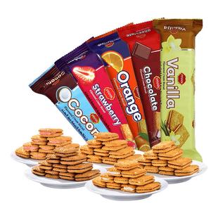 熊古屋PRAN进口夹心饼干果香多种口味休闲零食解馋小吃早餐下午茶