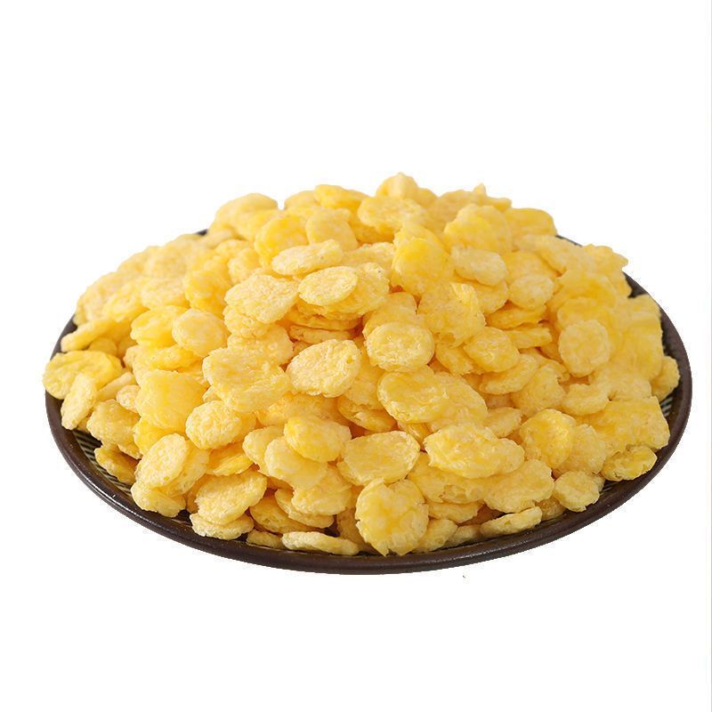 玉米片即食早餐零食商用原味杂粮熟玉米片煮粥香甜黄金非油炸