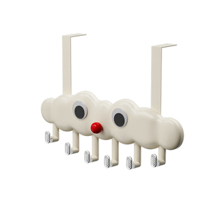 多功能挂钩免打孔门后挂架创意可爱粘钩卫生间置物架挂书包挂衣钩