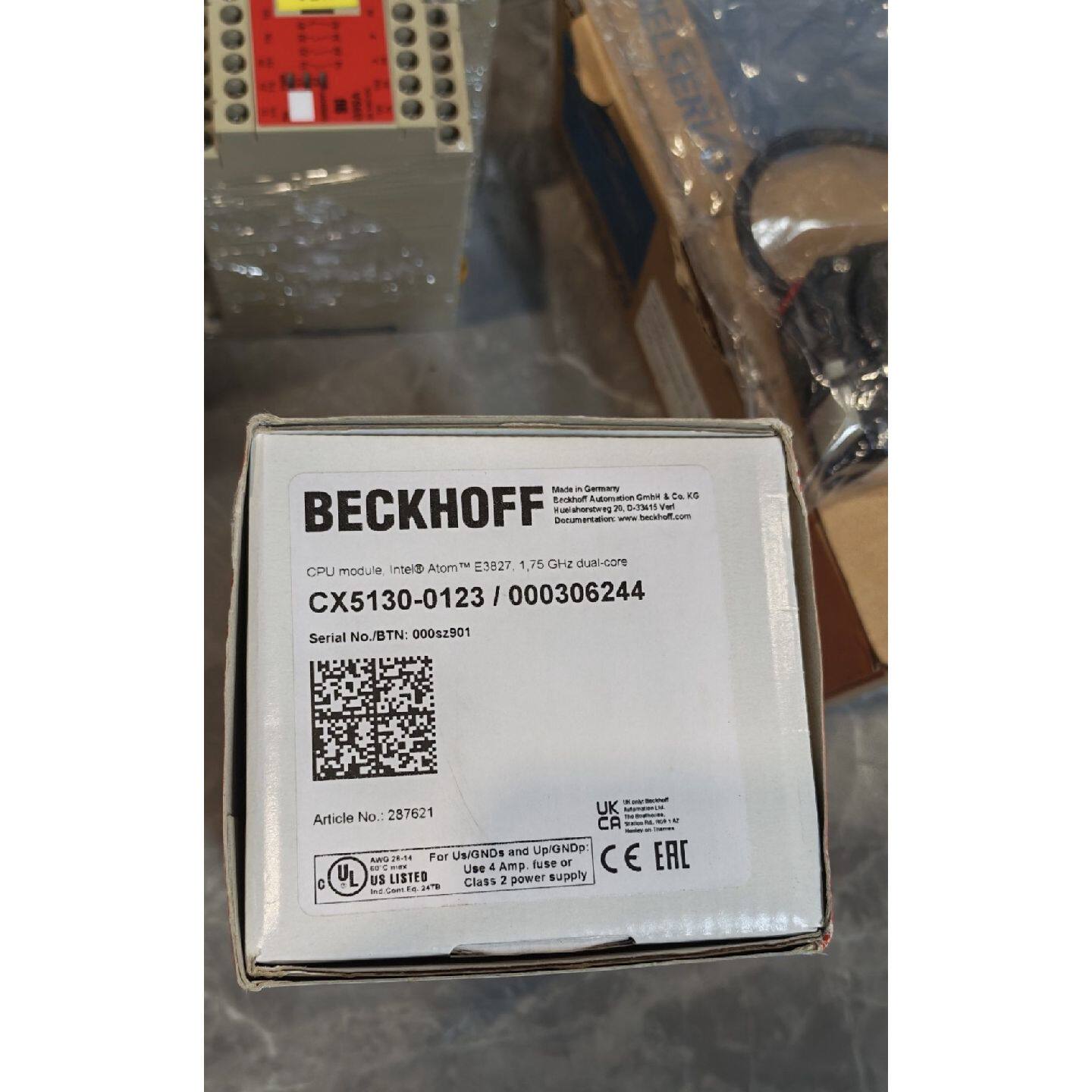 议价全新倍福BECKHOFF CX5130-0123 Intel Atom E3827，1.75GHz双