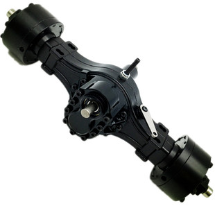 1/14全金属拖头泥头货车卡车轮边减速桥 仿真法兰桥 天成模型