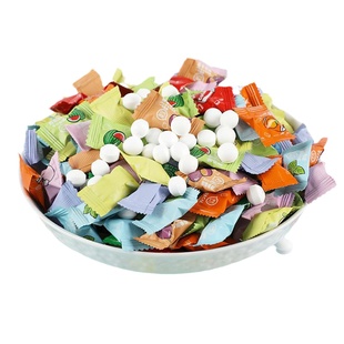 维c薄荷糖无糖糖果高颜值清新口气水果味招待糖多种清凉商用散装