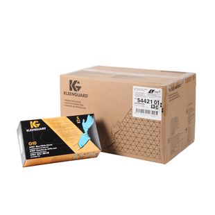 金佰利G10蓝色丁腈54422食品加工耐油劳保超薄手套 洗碗家务手套