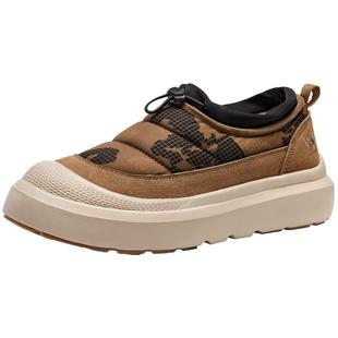 骆驼男鞋2025冬季新款加绒保暖雪地鞋防撞舒适增高厚底休闲棉鞋男