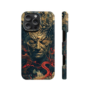 MESKINS适用iPhone苹果17promax/16pro怒目金刚苹果15手机壳iphone14pro新款硬男女款13/14mini14proma保护套