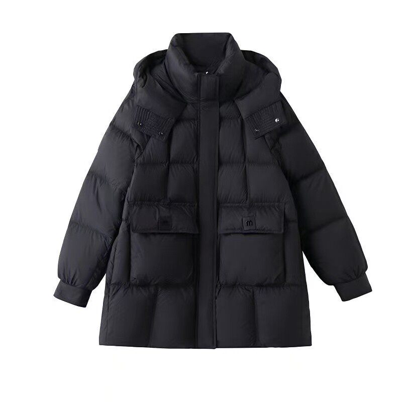 中长款棉服加厚防风保暖