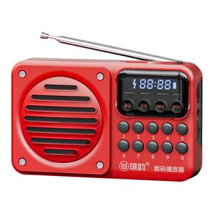 琅韵C62收音机便携式多功能插卡U盘箱老人听戏机随身听蓝牙小音响