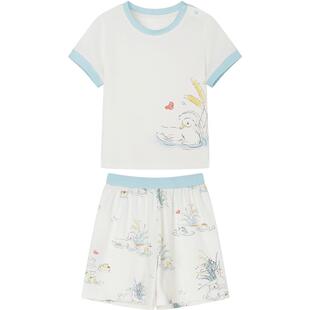 ibaby×outlast太空舱恒温儿童短袖短裤T恤短裤夏薄款儿童套装