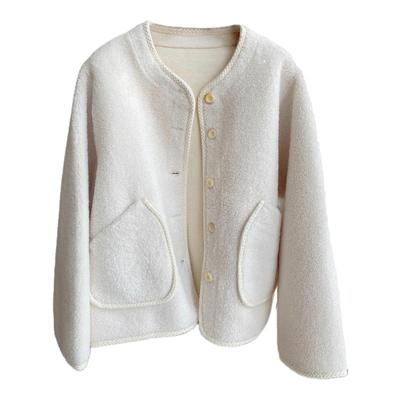 AMR UU◆冬日氛围感 慵懒时髦保暖厚实毛绒绒大衣女外套秋冬新款