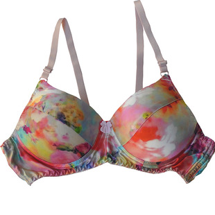 春姿鸟双面桑蚕丝夏季薄款透气真丝保健文胸内衣AB杯无圈厂家直销