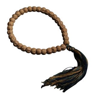 西藏百香籽原皮原色小尺寸单圈手串念珠柏香籽深坑鬼脸热振产区