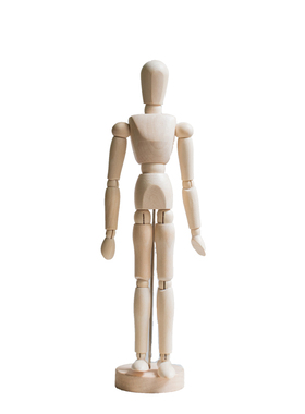 空间北欧风多关节木人桌面装饰