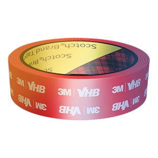 3M4910强力双面胶高粘度透明无痕汽车专用耐高温VHB亚克力不留痕照片墙面上浴室收纳摆件强力固定纳米胶带