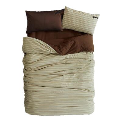 美好商店at home四件套{栗子小屋}全棉家纺色织水洗棉复古风