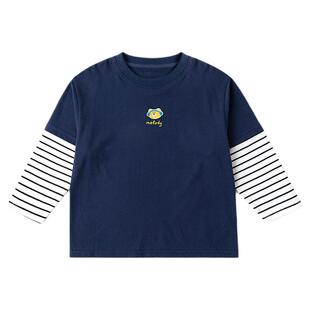 嘟嘟家男童T恤春季儿童纯棉长袖上衣女童裤子春款童装宝宝长裤潮