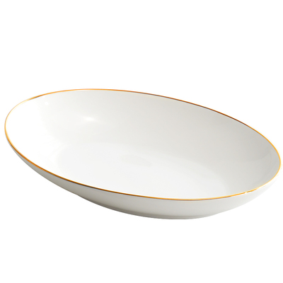 2026新款轻奢骨瓷蒸鱼盘大号加深