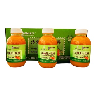 恒山之子沙棘汁饮料野果鲜榨酸甜爽润丰富维C瓶装
