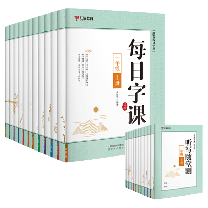 每日字课全套全集正版书籍下册2024版 上册2023版小学生一二三四年级五六年级练习册小学语文同步练字帖正楷体赠听写随堂