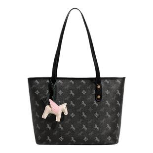 香港代购明星同款飞马托特包2026新款高级感单肩大容量上课通勤包