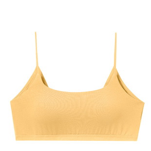 细带美背内衣夏季薄款女细肩带露背装专用小胸聚拢小背心抹胸文胸