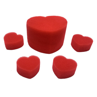 海绵心心心相印爱心近景魔术魔幻