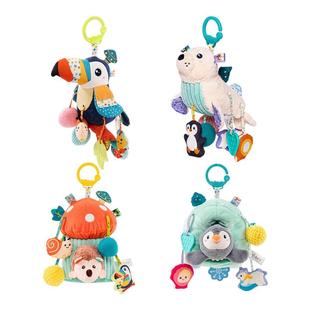 jollybaby婴儿拉拉乐安抚玩具摇铃床铃推车挂件抽抽乐车载玩具1岁