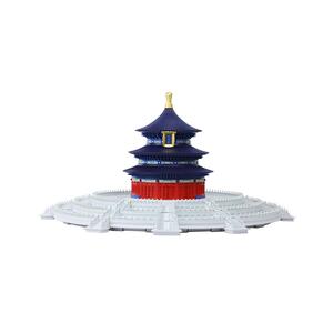 千年榫榫卯古建筑拼插积木模型