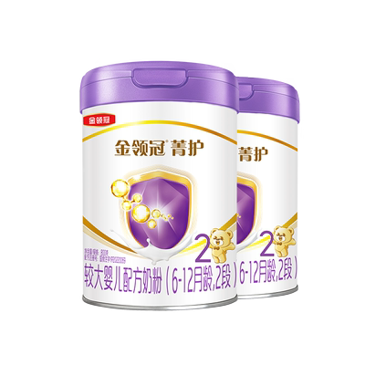 伊利金领冠菁护2段牛奶粉800g*2