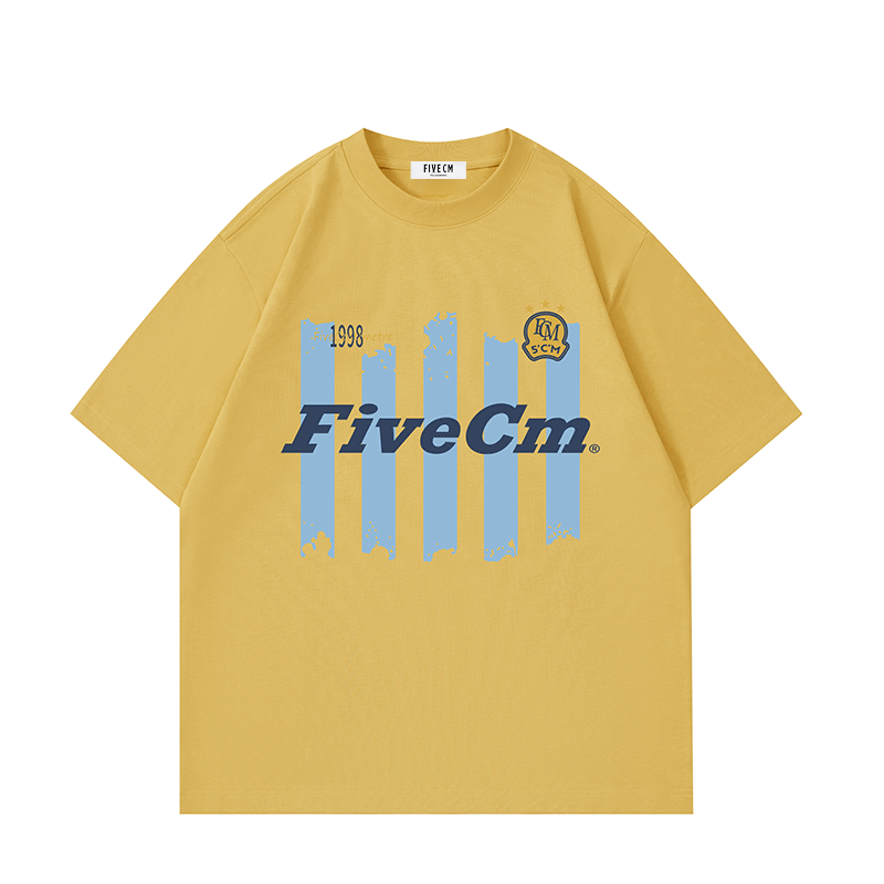 itFIVECM美式印花圆领T恤情侣