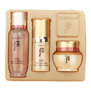 WHOO后秘贴再生修复精华液3三件套33ml小样保湿面霜循环嫩滑肌肤