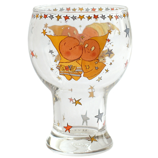 星星人杯子啤酒杯玻璃杯可爱水杯牛奶杯子果汁杯对杯情人节礼物