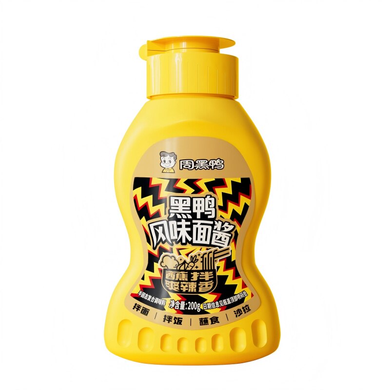 周黑鸭黑鸭风味面酱200g蘸料拌面