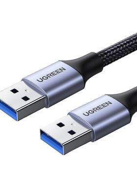 绿联usb3.0数据线双头公对公转