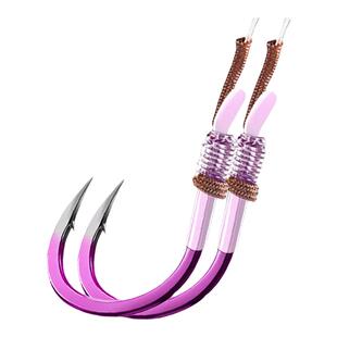 大物子线双钩成品高端三菱刀伊势尼有刺无结青鱼草鱼鲤鱼专用鱼钩