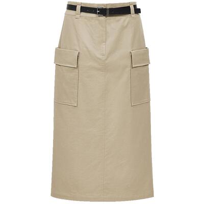 VeroModa后摆开衩半身裙高级